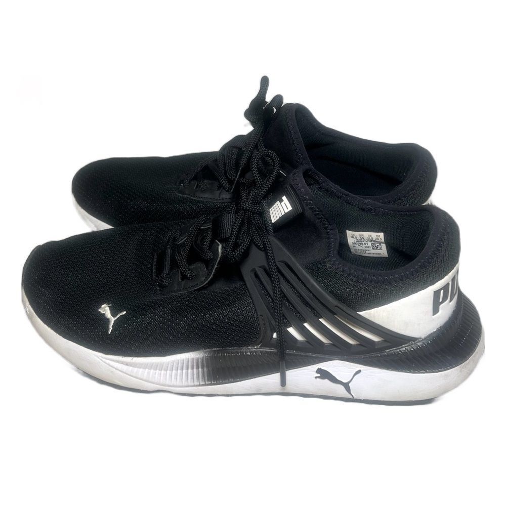 Puma Pacer Future Black Mesh Sneakers Mens Sz 11.5 Classic Athletic Shoes Sporty - Picture 5 of 9